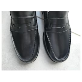 JM Weston-JM Weston moccasin 180 new with defect 7D 41.5 shoe tree dustbags-Black