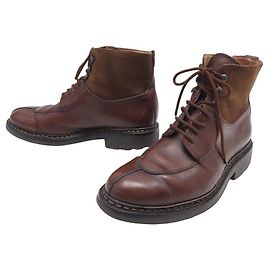 HESCHUNG SAPATOS BOTAS DE TORNOZELO GINKGO 5 Reino Unido 38 BOTAS FR DE COURO E CAMURÇA MARROM Marrom