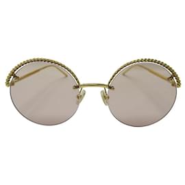 Boucheron-NUEVAS GAFAS DE SOL BOUCHERON SERPENT BOHEME BC005ZS + ESTUCHE GAFAS DE SOL-Dorado