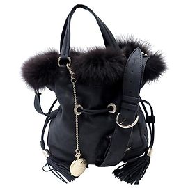LANCEL PREMIER FLIRT MEGEVE MM BOLSA DE COURO E PELE ED LIMITEE Preto