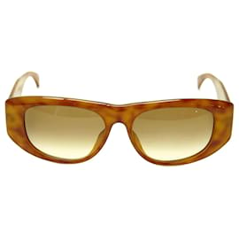 Christian Dior-VINTAGE CHRISTIAN DIOR SUNGLASSES 2556 IN BROWN RESIN SUNGLASSES-Brown