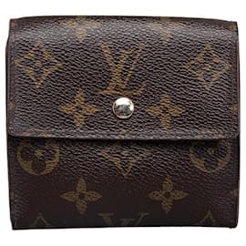 Louis Vuitton-Louis Vuitton Portefeuille Elise Canvas Short Wallet M61654 in good condition-Other