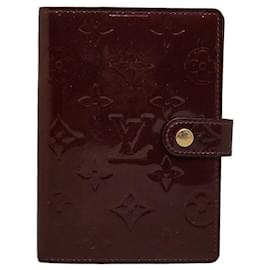Louis Vuitton-Louis Vuitton Agenda PM Capa de couro para caderno R21072 em boa condição-Outro