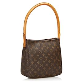 Louis Vuitton-Louis Vuitton Looping MM Canvas Shoulder Bag M51146 in good condition-Other