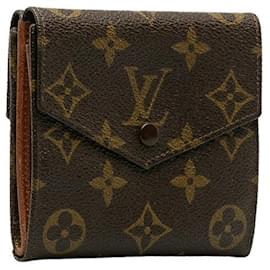 Louis Vuitton-Louis Vuitton Portomonebier Kult Kredit-Geldbörse Canvas Kurze Geldbörse M61660 in guter Kondition-Andere