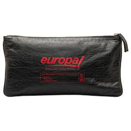 Balenciaga-Bolso Clutch Supermarket Clip M De Piel 506794-Otro