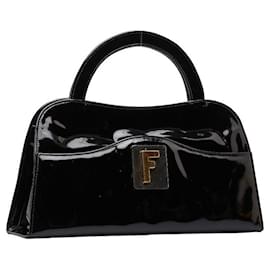 Fendi-Bolso Fendi de charol Bolso de cuero en buen estado-Otro