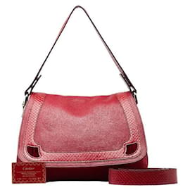 Cartier-Leather Marcello de Cartier Shoulder Bag-Other
