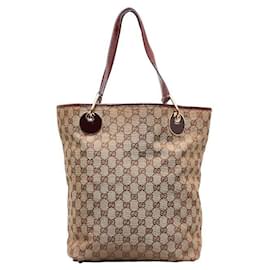 Gucci-GG Canvas Tote Bag  120836-Other