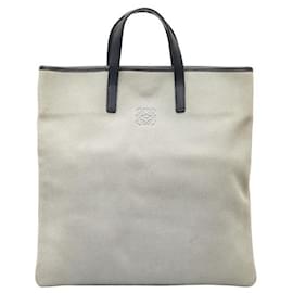 Loewe-Loewe Suede Anagram Handle Bag Wildlederhandtasche in gutem Zustand-Andere