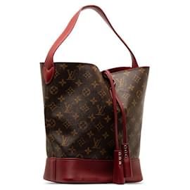 Louis Vuitton-Louis Vuitton Idole Bucket Bag Bolso de hombro de lona NN14 en buen estado-Otro