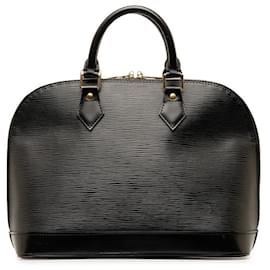 Louis Vuitton-Louis Vuitton Alma PM Leather Handbag M52142 in good condition-Other