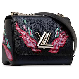 Louis Vuitton-Louis Vuitton Bolsa de ombro de couro Epi Twist MM M54567 em boa condição-Outro