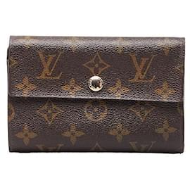 Louis Vuitton-Portafoglio lungo Louis Vuitton Portefeuille Alexandra in tela M60047 in buone condizioni-Altro