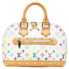 Louis Vuitton-Louis Vuitton Alma Canvas Handbag M92647 in good condition-Other