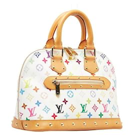 Louis Vuitton-Louis Vuitton Alma Canvas Handbag M92647 in good condition-Other
