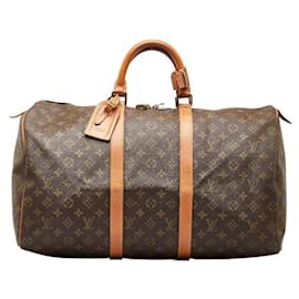 Louis Vuitton-Louis Vuitton Keepall 50 Canvas Travel Bag M41426 in good condition-Other