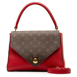 Louis Vuitton-Louis Vuitton bolso de lona V forrado M54624 en buen estado-Otro