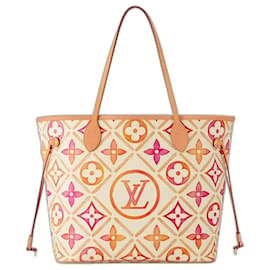 Louis Vuitton-LV Neverfull MM by the pool-Red