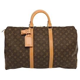 Louis Vuitton-Louis Vuitton Keepall 50-Castaño