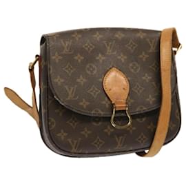 Louis Vuitton-LOUIS VUITTON Monogram Saint Cloud GM bolsa de ombro M51242 Autenticação de LV 70512-Monograma