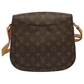 Louis Vuitton-LOUIS VUITTON Monogram Saint Cloud GM bolsa de ombro M51242 Autenticação de LV 70512-Monograma