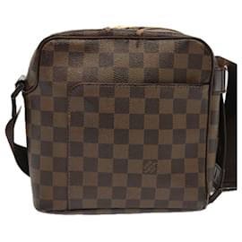 Louis Vuitton-LOUIS VUITTON Damier Ebene Olaf PM Bolsa de Ombro N41442 Autenticação de LV 70521-Outro