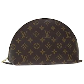 Louis Vuitton-LOUIS VUITTON Trousse con monogramma Demi Ronde Astuccio per cosmetici M47520 LV Aut 70486-Monogramma