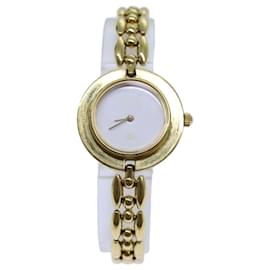 Gucci-Relojes GUCCI metal Oro Autenticación6083-Dorado