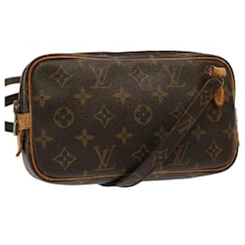 Louis Vuitton-Bolsa de ombro LOUIS VUITTON Monogram Marly Bandouliere M51828 LV Auth bs13532-Monograma