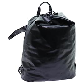 Balenciaga-BALENCIAGA Backpack Patent leather Black Auth bs13033-Black