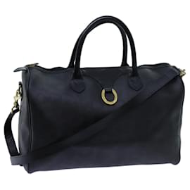 Christian Dior-Borsa Boston in tela Christian Dior Trotter 2modo Black Auth yk11514-Nero