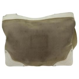 Prada-PRADA Shoulder Bag Canvas Beige Auth bs13418-Beige