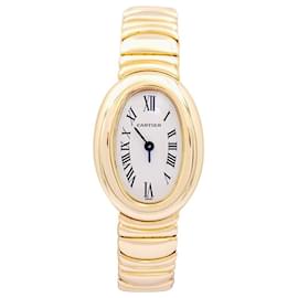 Cartier-Reloj cartier, “Minibañera”, oro amarillo.-Otro