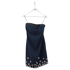 Azzaro Robe marine Bleu Marine