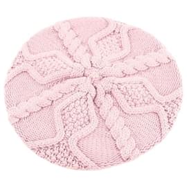 Chanel-gorro de lana-Rosa