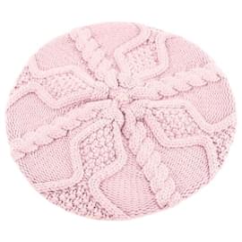 Chanel-Wollmütze-Pink