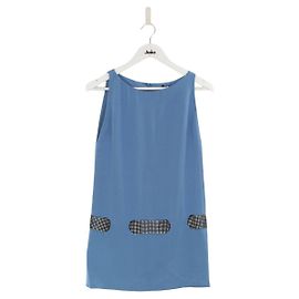 Paul & Joe Robe en soie Bleu