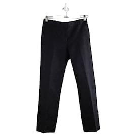 Céline-Wide cotton pants-Black