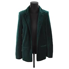 Zadig & Voltaire-Blazer en velours-Vert