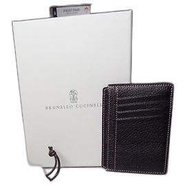 Brunello Cucinelli Porta carte Nero