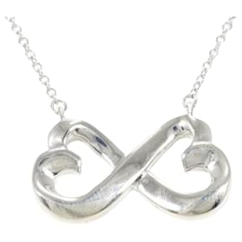 Tiffany & Co-Tiffany & Co Double loving heart-Silvery