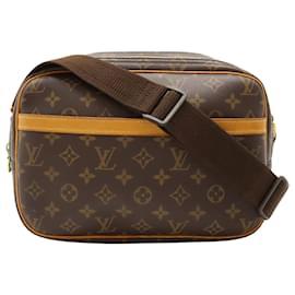 Louis Vuitton-Louis Vuitton Reportero PM-Castaño