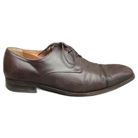Derbies Moreschi en cuir marron Marron
