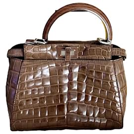 Fendi-Handbags-Brown