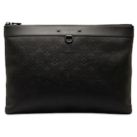 Louis Vuitton-Pochette en la sombra de Louis Vuitton-Negro