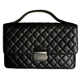 Grande Bolsa Chanel CC University Flap NOVA Preto