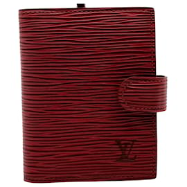 Louis Vuitton-Couverture agenda Louis Vuitton-Rouge