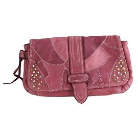Zadig & Voltaire Pochette en cuir Rose