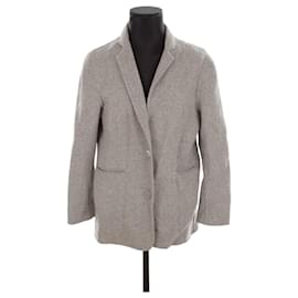 Sandro-Veste en laine-Gris